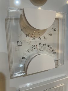 湿度計と温度計